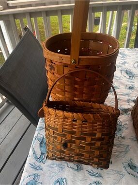 Handwoven Brown Wicker Storage Basket - Home Accents